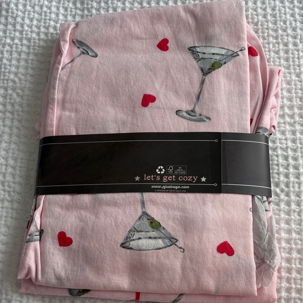 P.J. Salvage Pink and Red Pajama Set - Picture 3 of 4